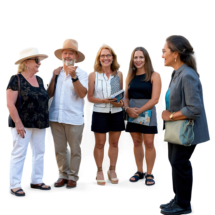 Gallery Opening Guests PNG nmm PNG with transparent background