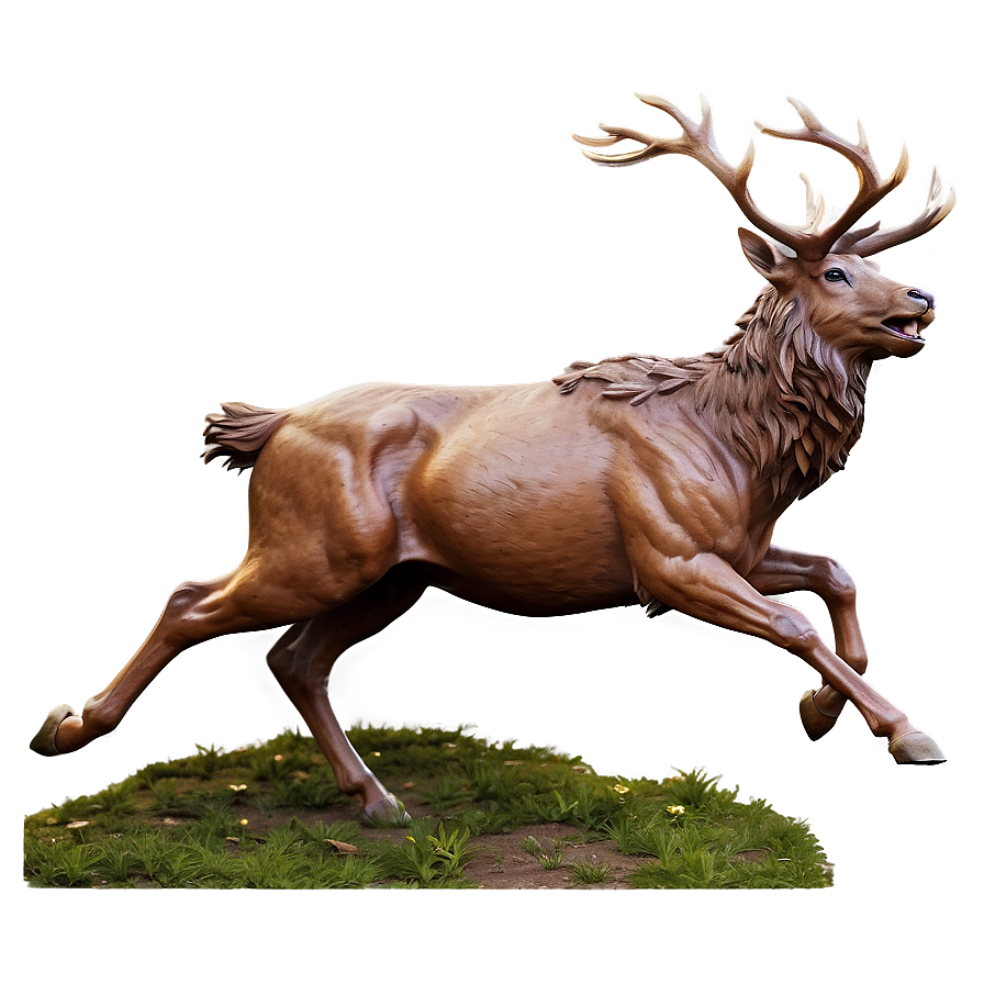 Galloping Stag Png 7