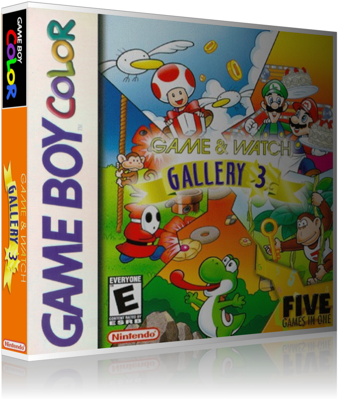 Game Boy Color Gameand Watch Gallery3 Box Art