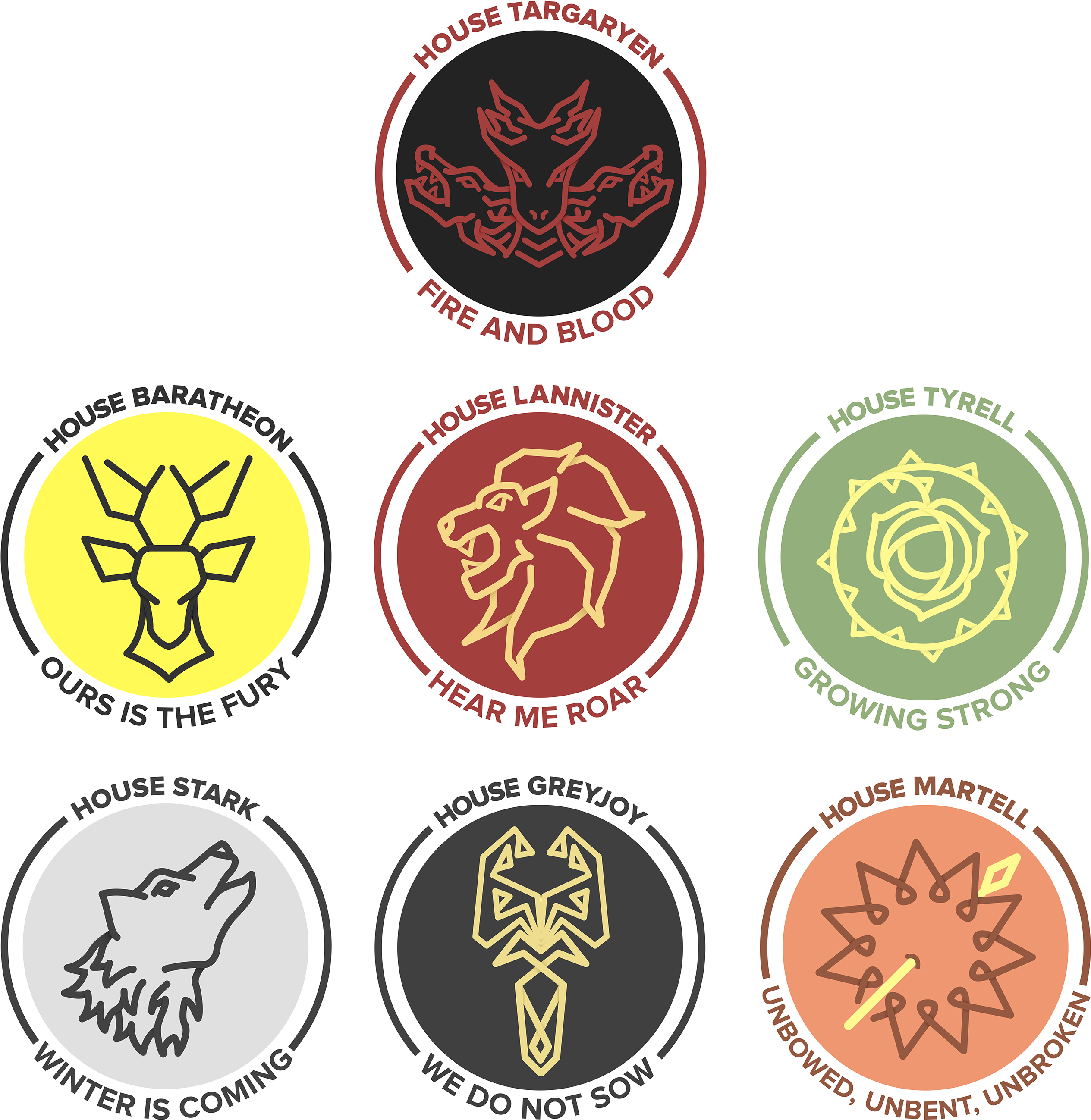 Game Of Thrones Sigil Png, Transparent Png PNG with transparent background