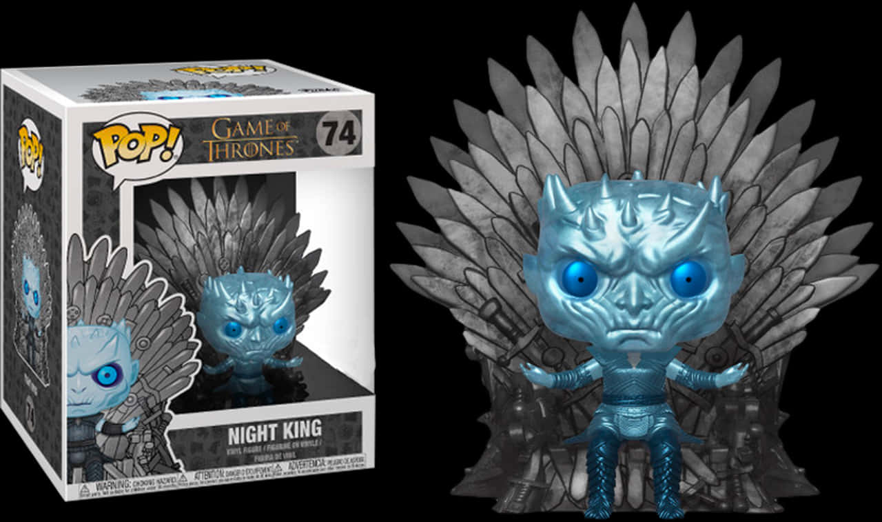 Game Of Thrones - Funko Pop Night King Metallic, HD Png Download PNG with transparent background