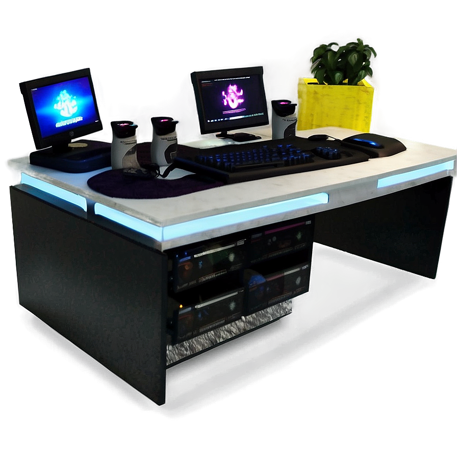 Gamer's Paradise Desk Png Qrl17