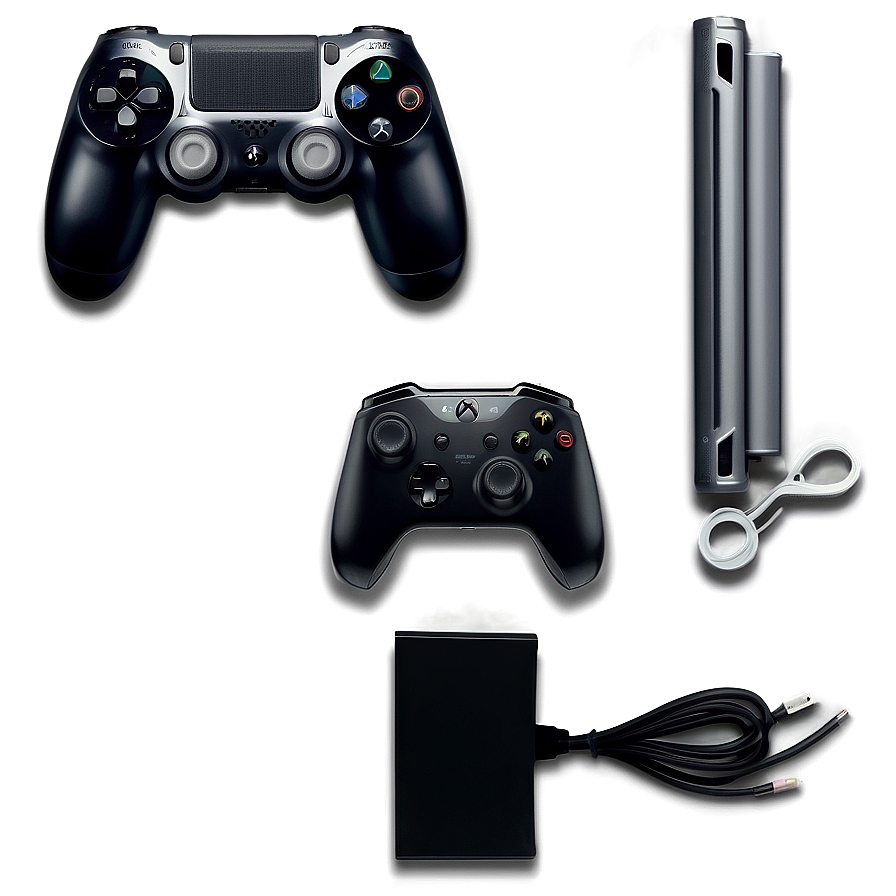 Gaming Controller Collection PNG 06112024 PNG with transparent background