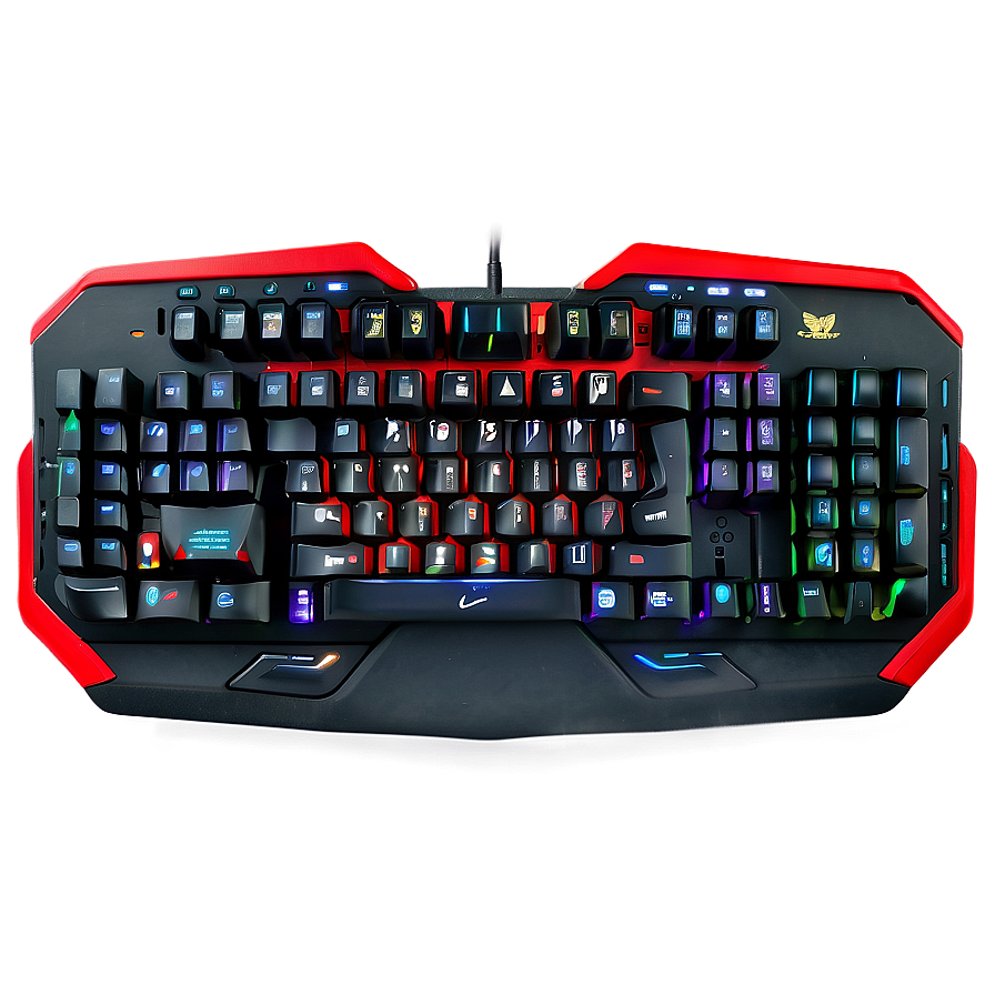 Gaming Keyboard With Red Switches Png 95