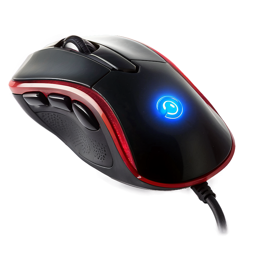 Gaming Mouse with Ceramic Feet PNG tbe83 PNG with transparent background