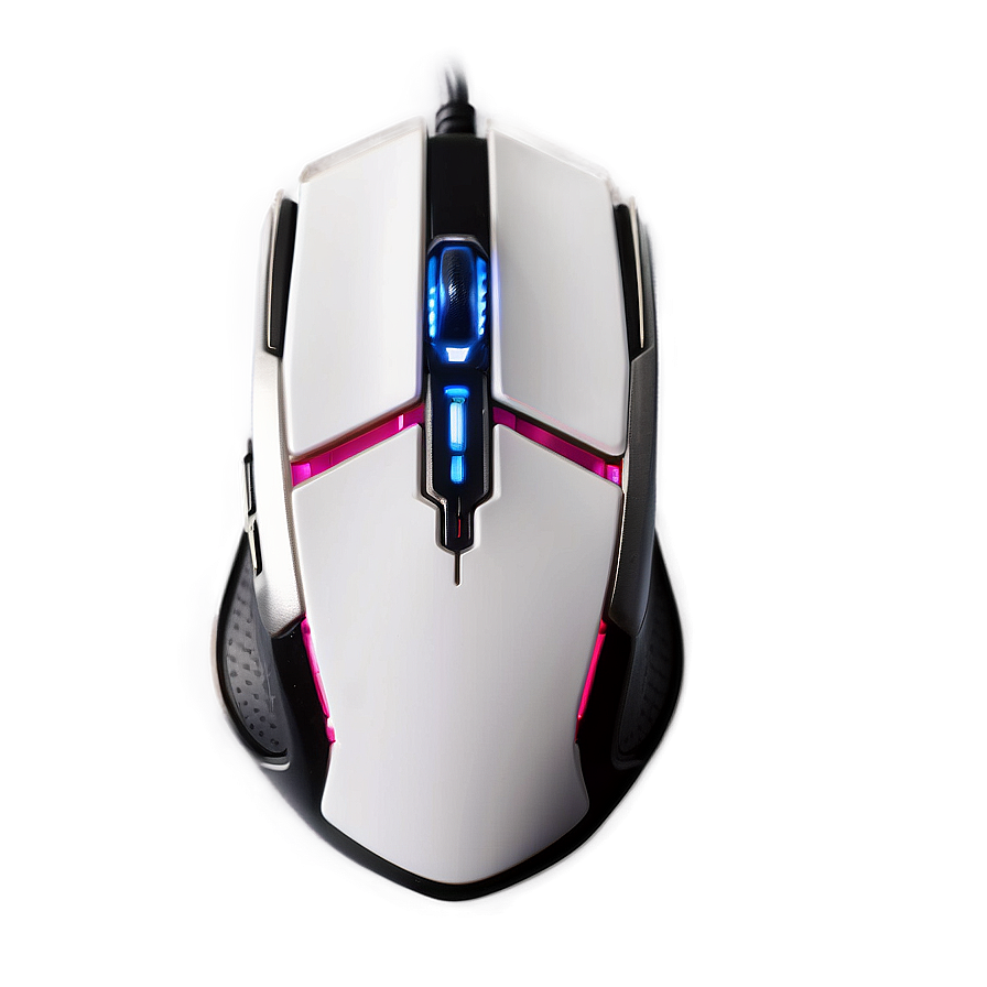Gaming Mouse with Magnetic Side Panels PNG 06122024 PNG with transparent background