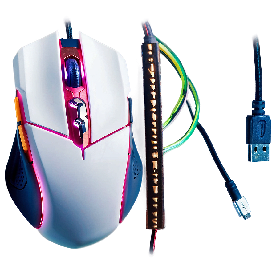 Gaming Mouse With Magnetic Side Panels Png Xtn