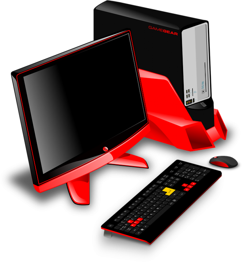Gaming Pc Setup Clipart Png Image, Transparent Png PNG with transparent background