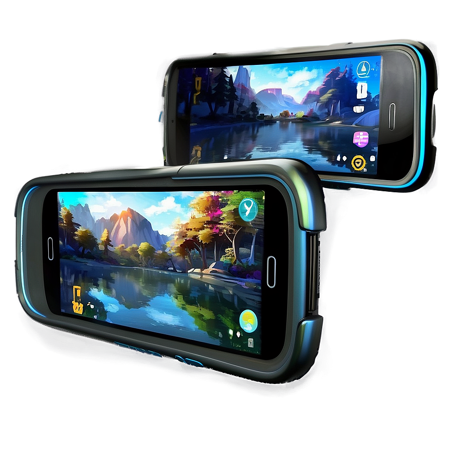 Gaming Phone With Cooler Png Lwk89