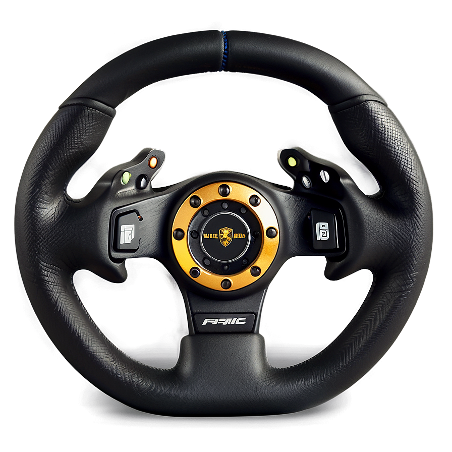 Gaming Steering Wheel Setup PNG 05252024 PNG with transparent background