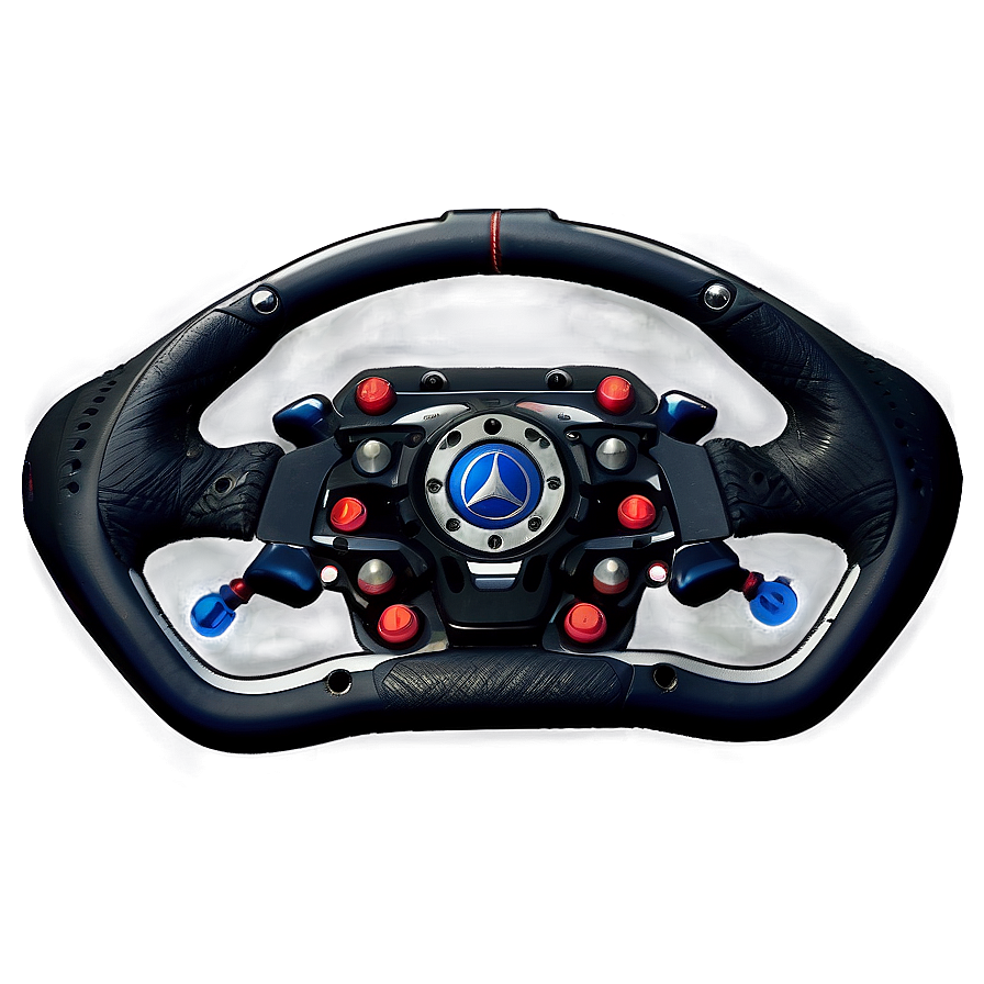 Gaming Steering Wheel Setup PNG acn45 PNG with transparent background