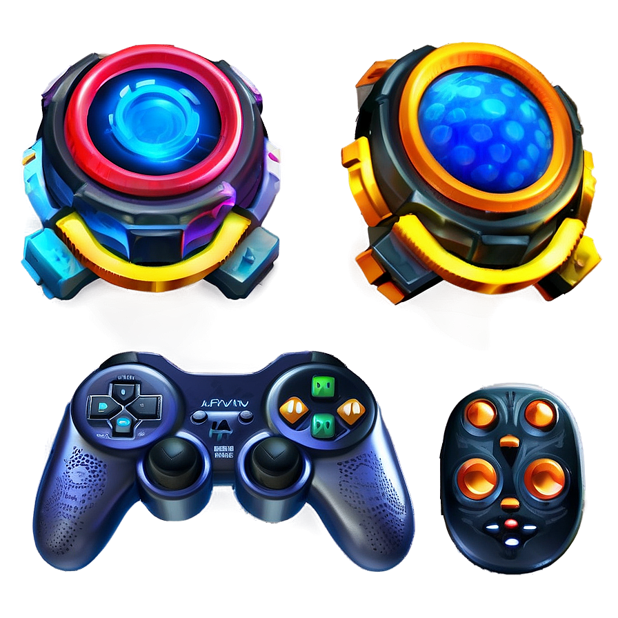 Gaming UI Elements PNG 06112024 PNG with transparent background