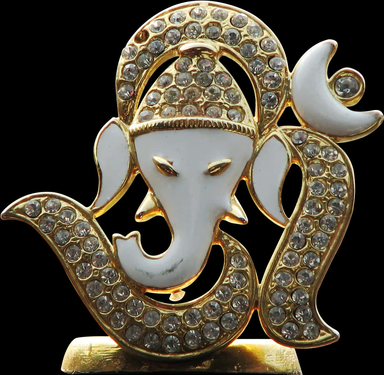 Ganesh Jeweled Pendant