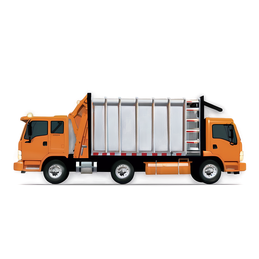 Garbage Truck At Night Png Bdq91