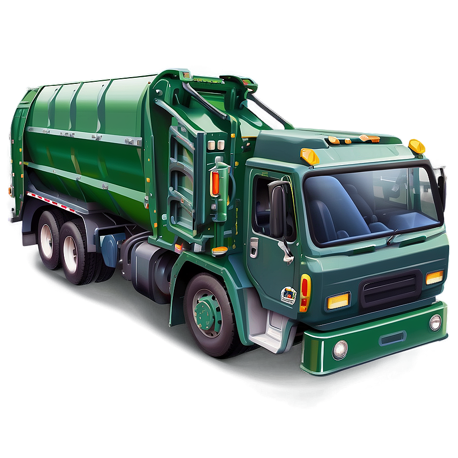 Garbage Truck Clipart Png 7