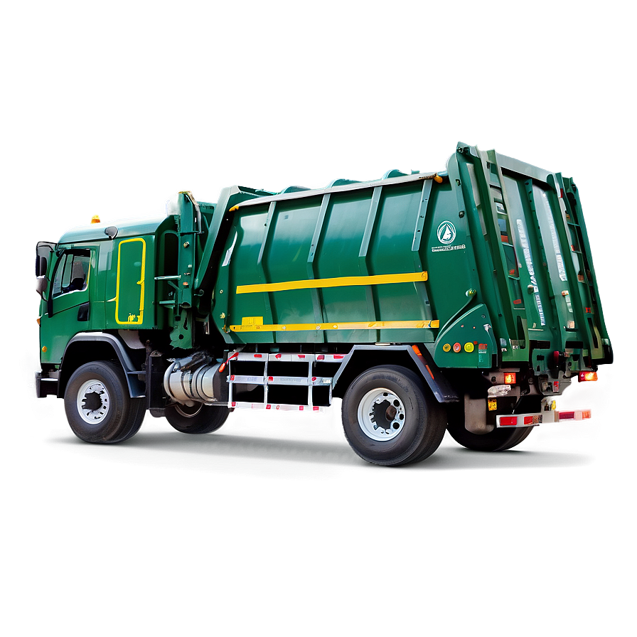 Garbage Truck In Action Png Rke57