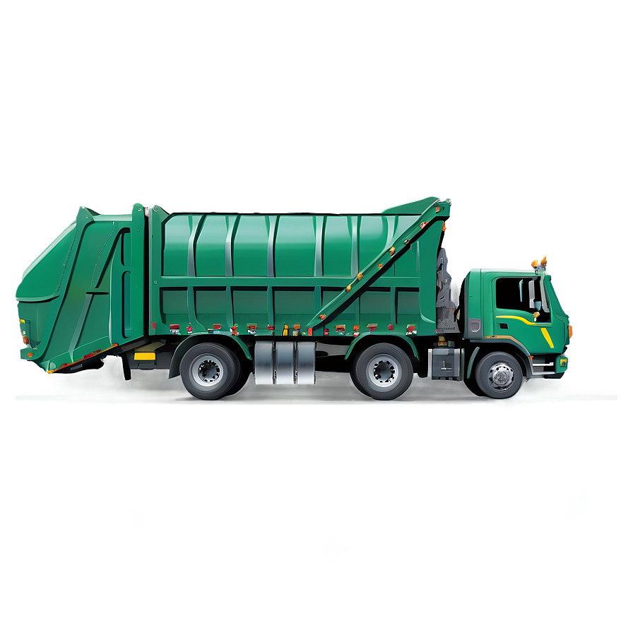 Garbage Truck On Road Png Rna