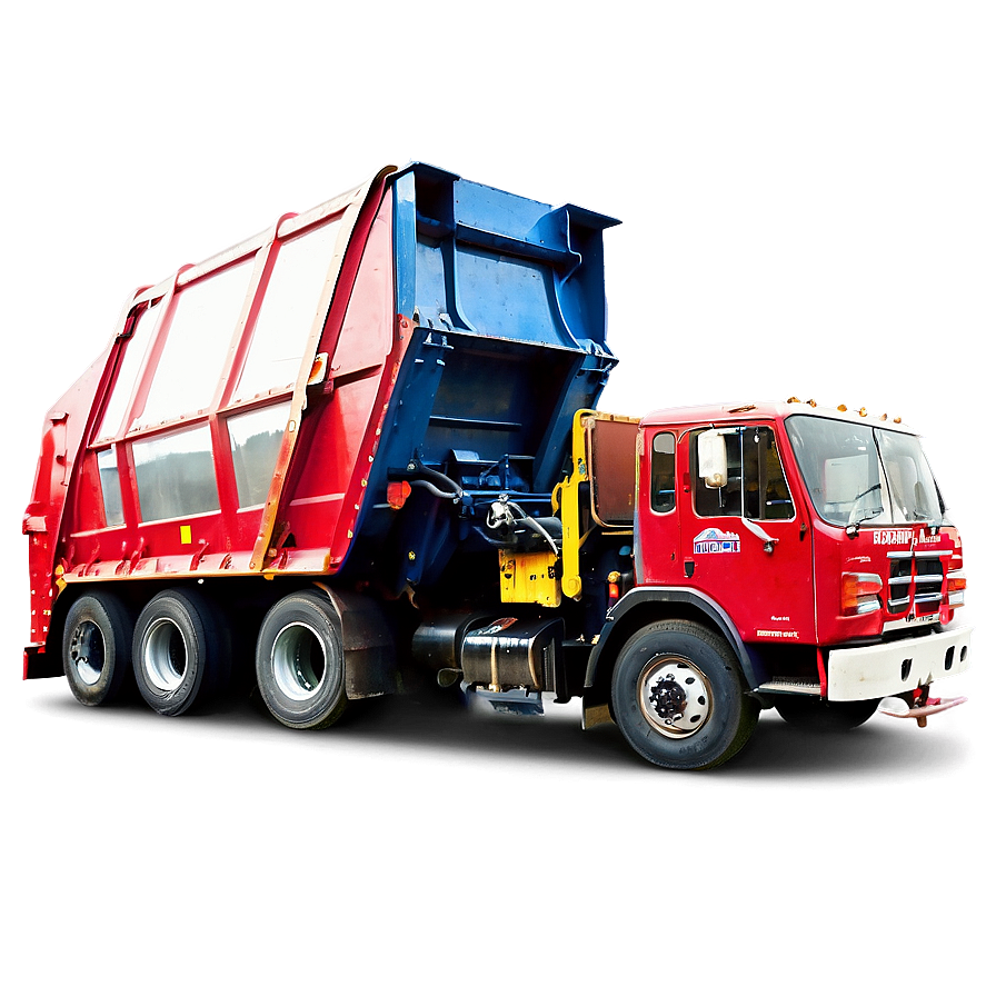 Garbage Truck Unloading Png Yno