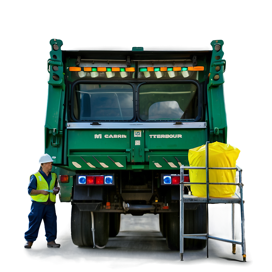 Garbage Truck With Crew Png 58