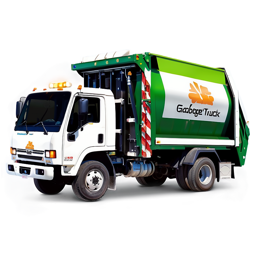 Garbage Truck With Logo Png Mli44