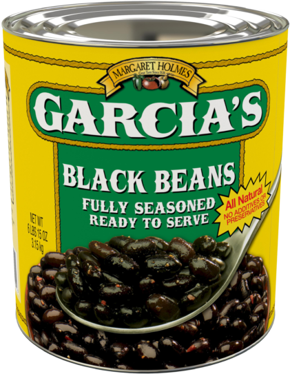 Margaret Holmes Garcia’s Black Beans Seasoned - Garcia Black Beans, HD Png Download PNG with transparent background
