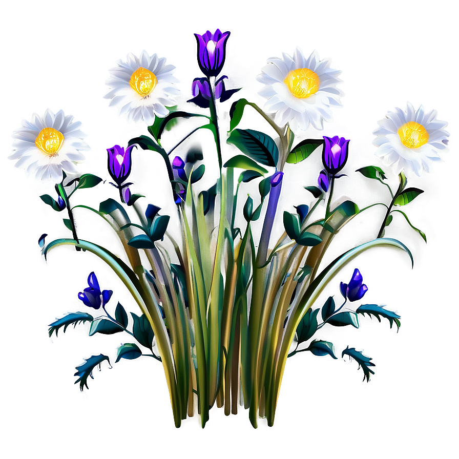 Garden Flower Clipart PNG 54 PNG image with a transparent background, free high-resolution download
