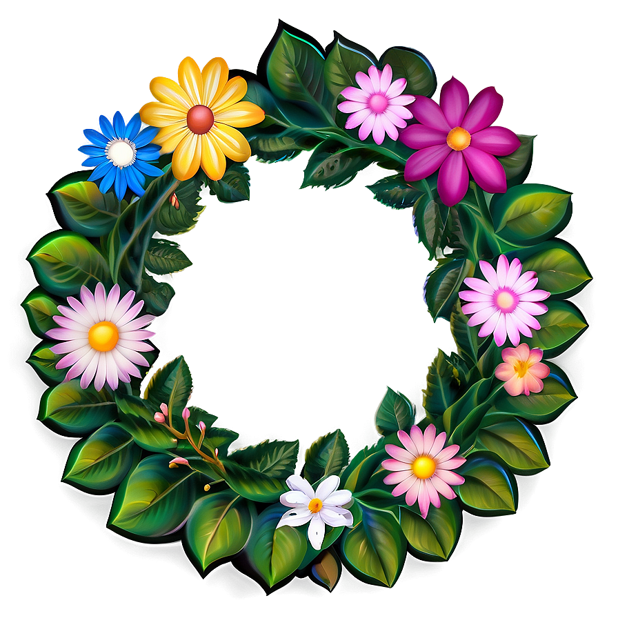 Garden Flower Motif Png 06262024