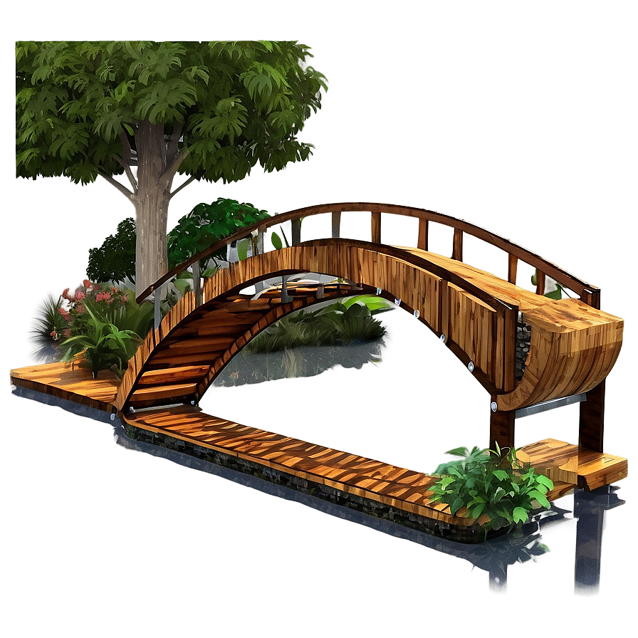 Garden Footbridge Designs Png 06112024