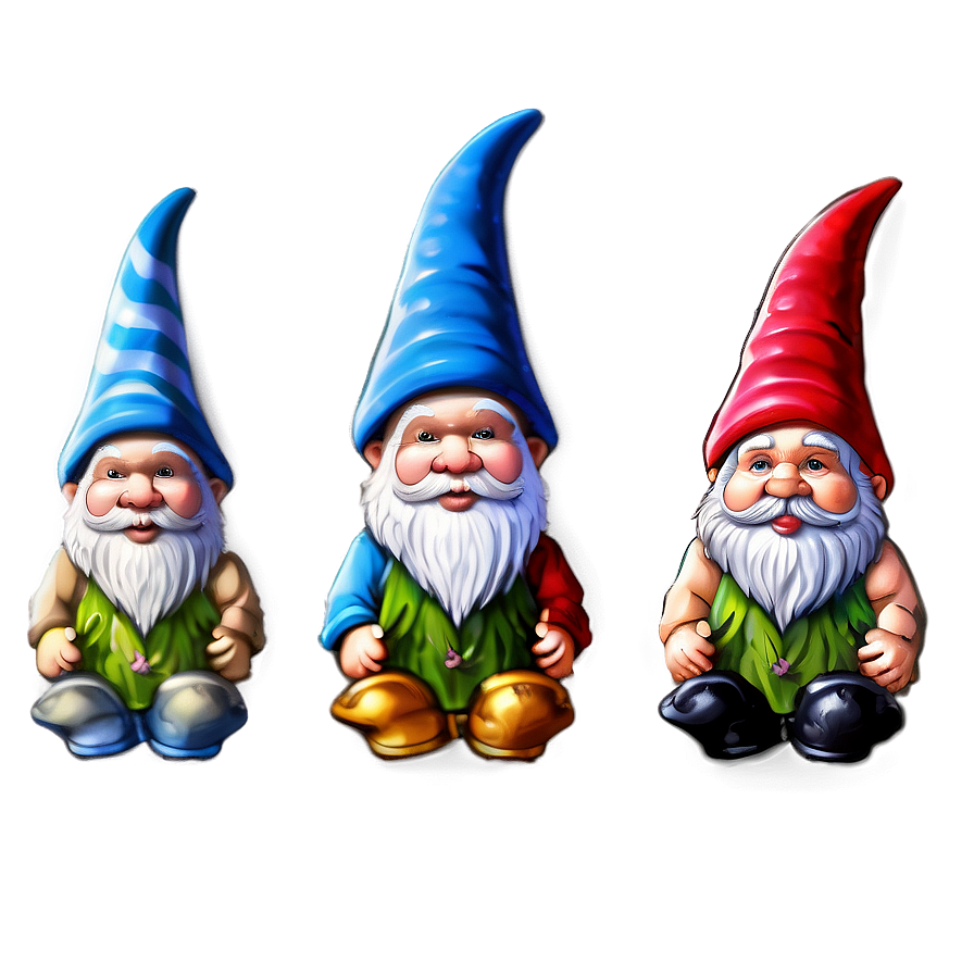 Garden Gnome Set Png 06132024