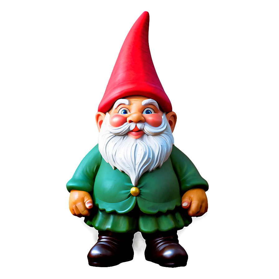 Garden Gnome With Bird Png Mpn53