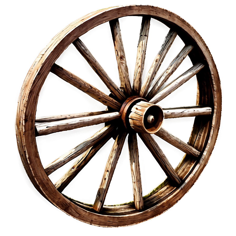 Garden Wagon Wheel Decor Png Dkd93