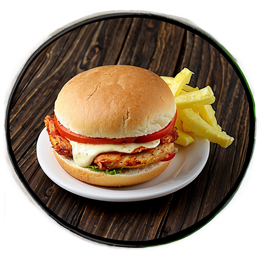 Garlic Aioli Chicken Sandwich Png 06132024