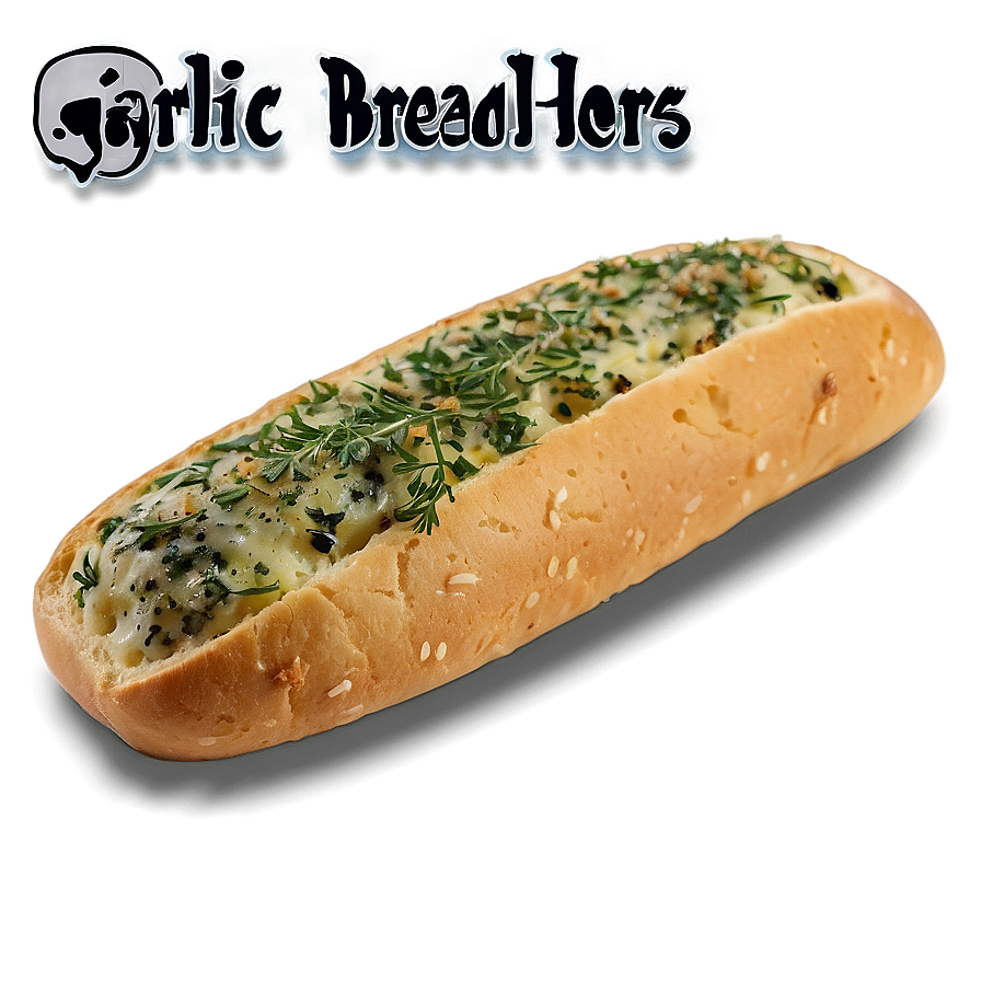 Garlic Bread With Herbs Png Kum42