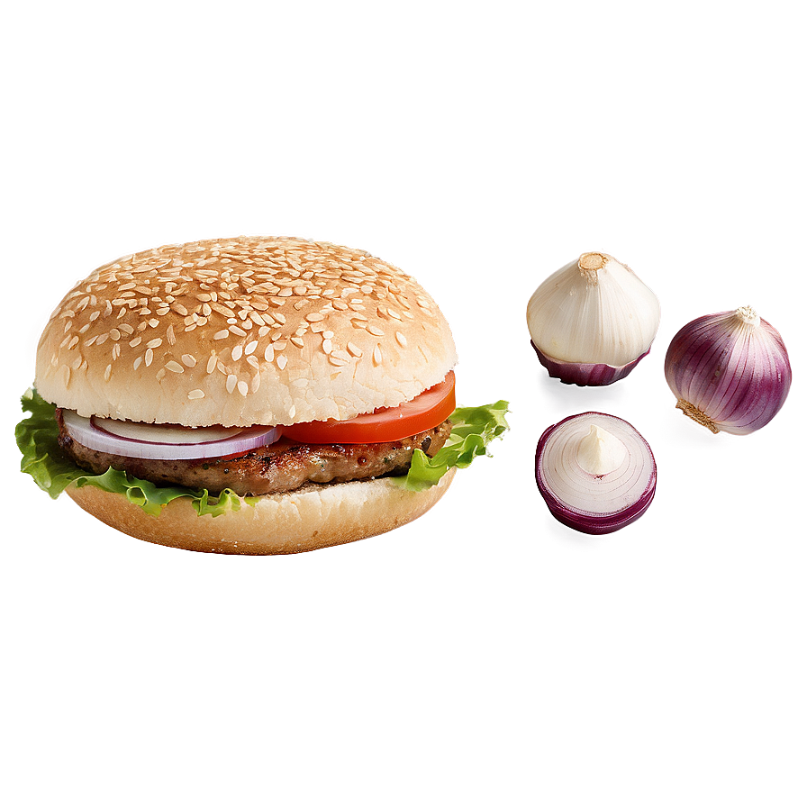 Garlic Burger Png Lvi