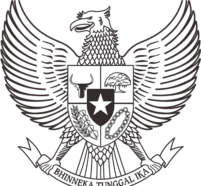 Garuda Pancasila Emblem Indonesia