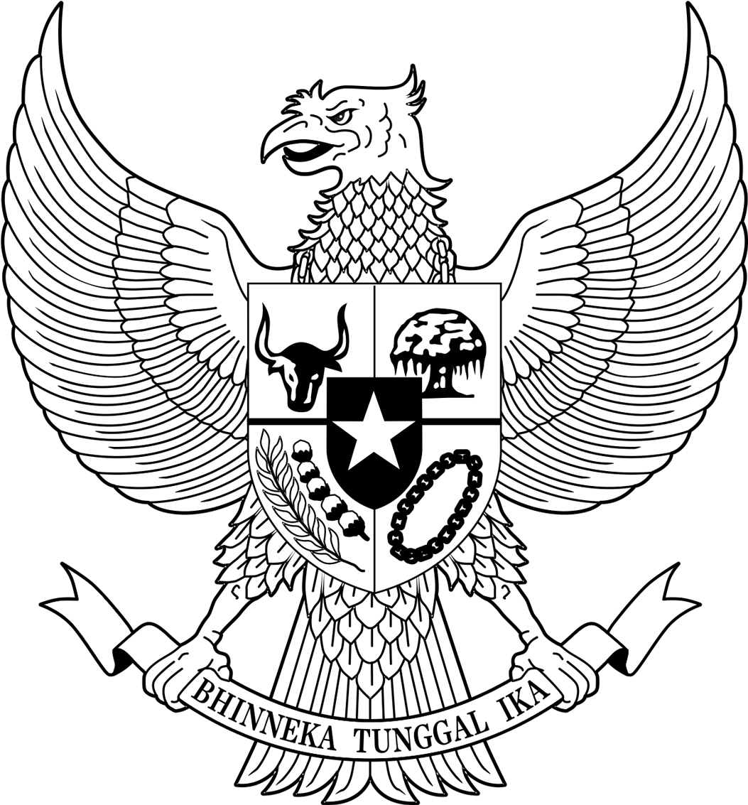 Garuda Pancasila Emblem Indonesia