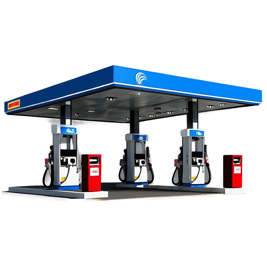 Gasoline Station Canopy Png 3