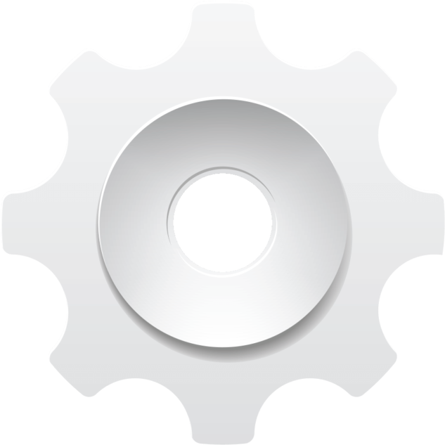 Gear Icon White Background