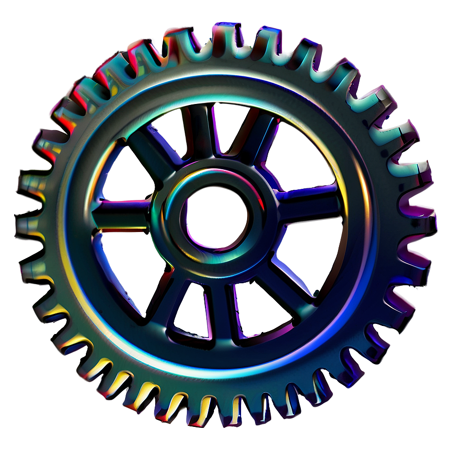 Gear In Motion Icon Png Bdr78