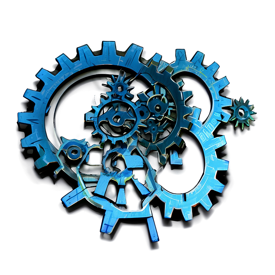 Gears Blueprint Png Mky63