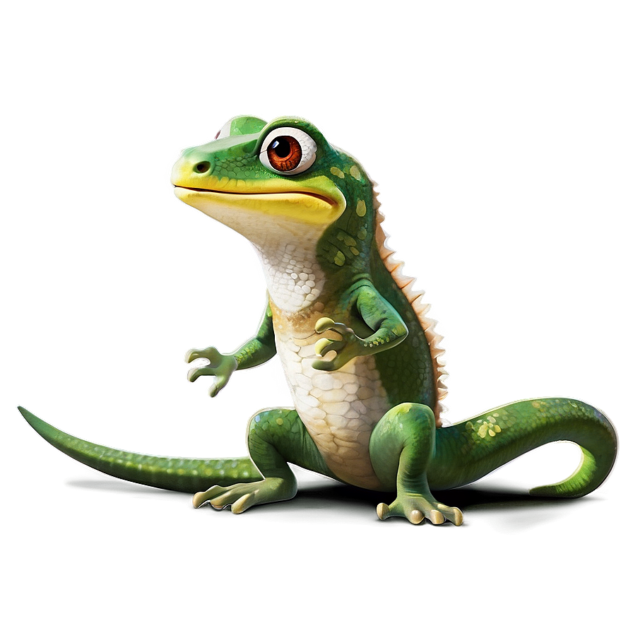 Geico Gecko Cartoon Style Png 56