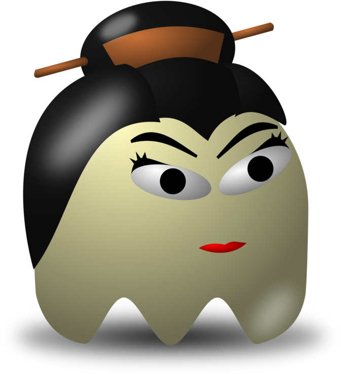 Geisha Inspired Tooth Emoji