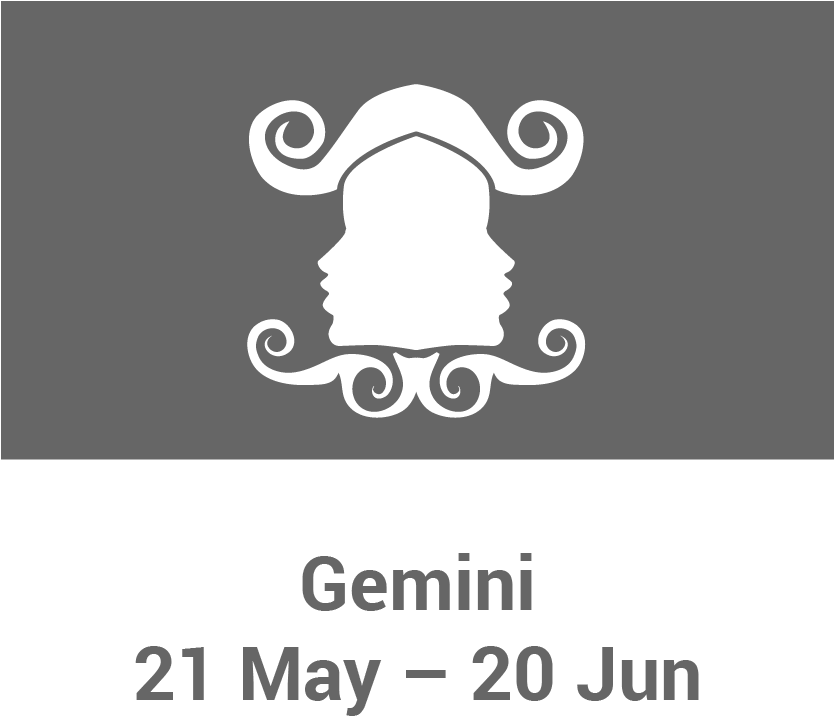 Gemini Zodiac Symbol Graphic