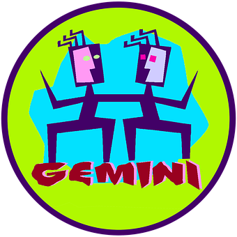 Gemini Zodiac Symbol Graphic