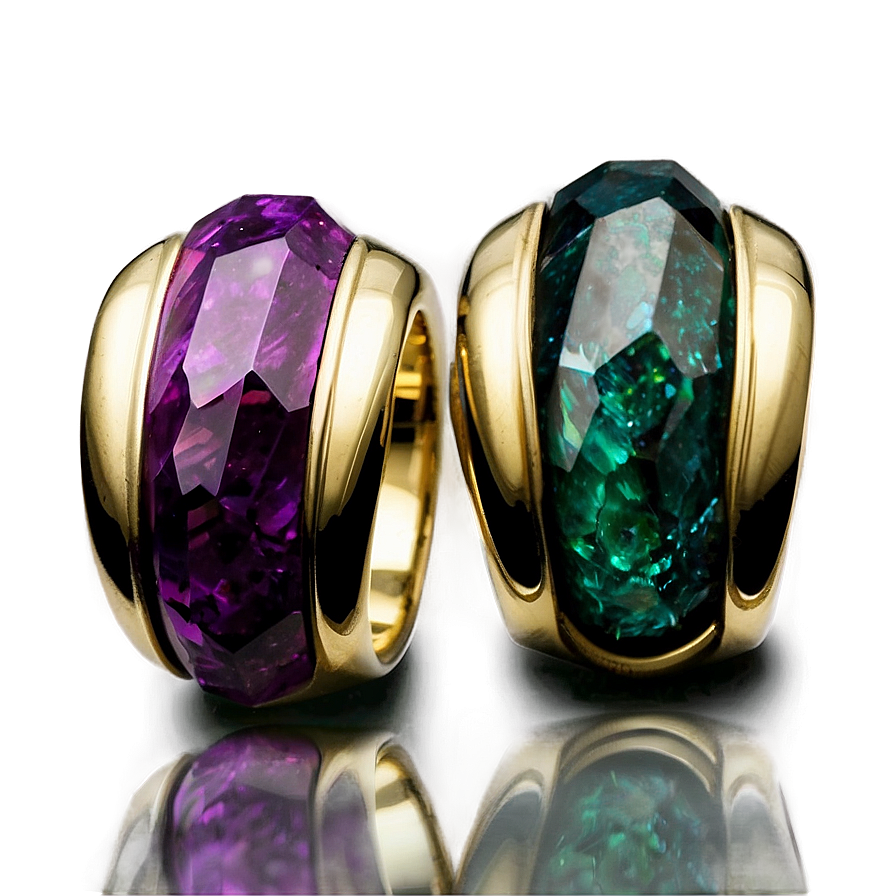 Gemstone Fashion Rings Png Hnj11