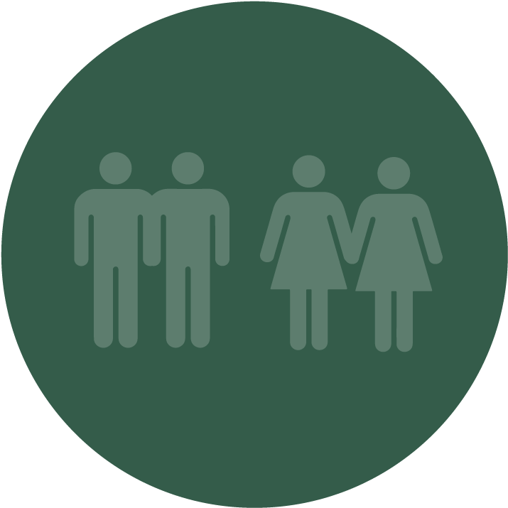 Gender Symbols Restroom Sign PNG with transparent background
