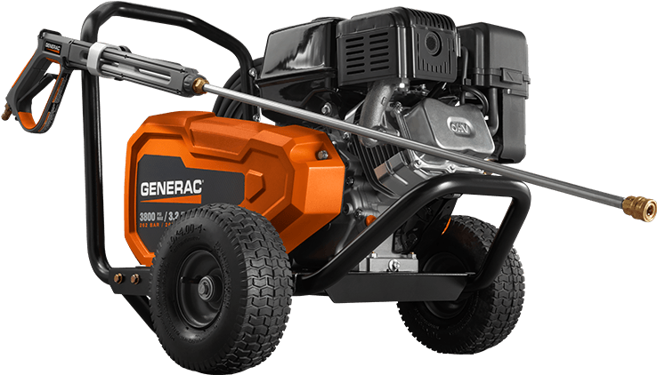 Generac 6712 3800 Psi 3.2-gpm Belt Drive Gas Pressure, HD Png Download PNG image with a transparent background, free high-resolution download