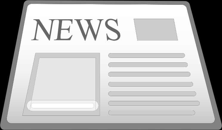 Generic Newspaper Icon PNG image with a transparent background, free high-resolution download