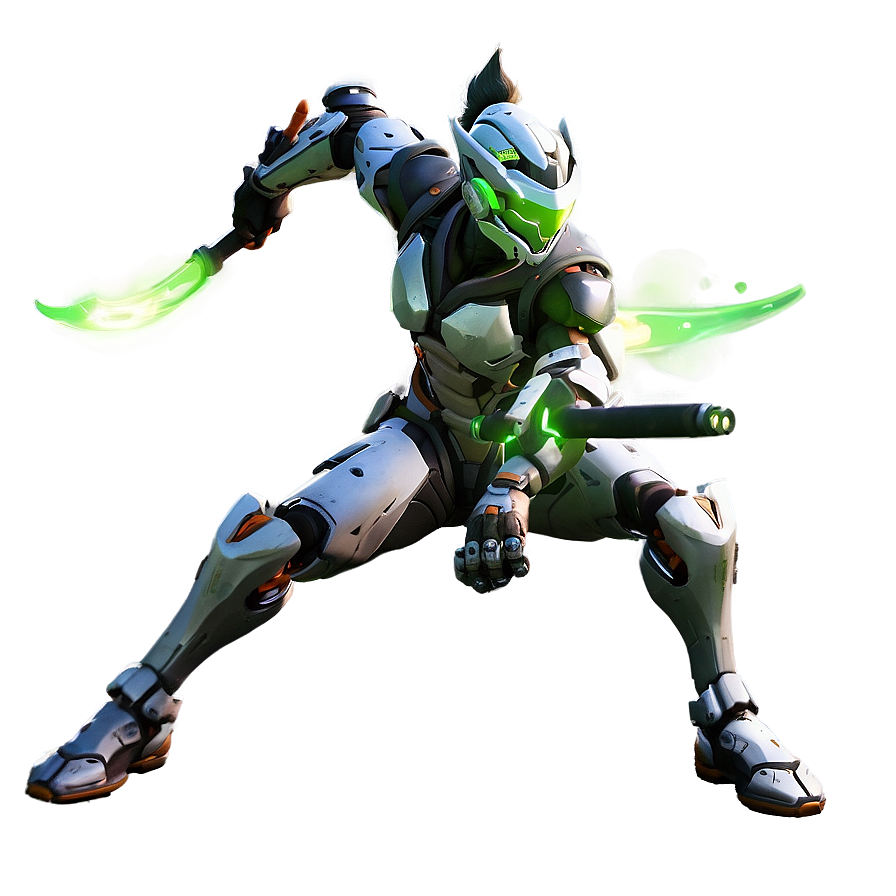 Genji Overwatch Hero Png Usb78