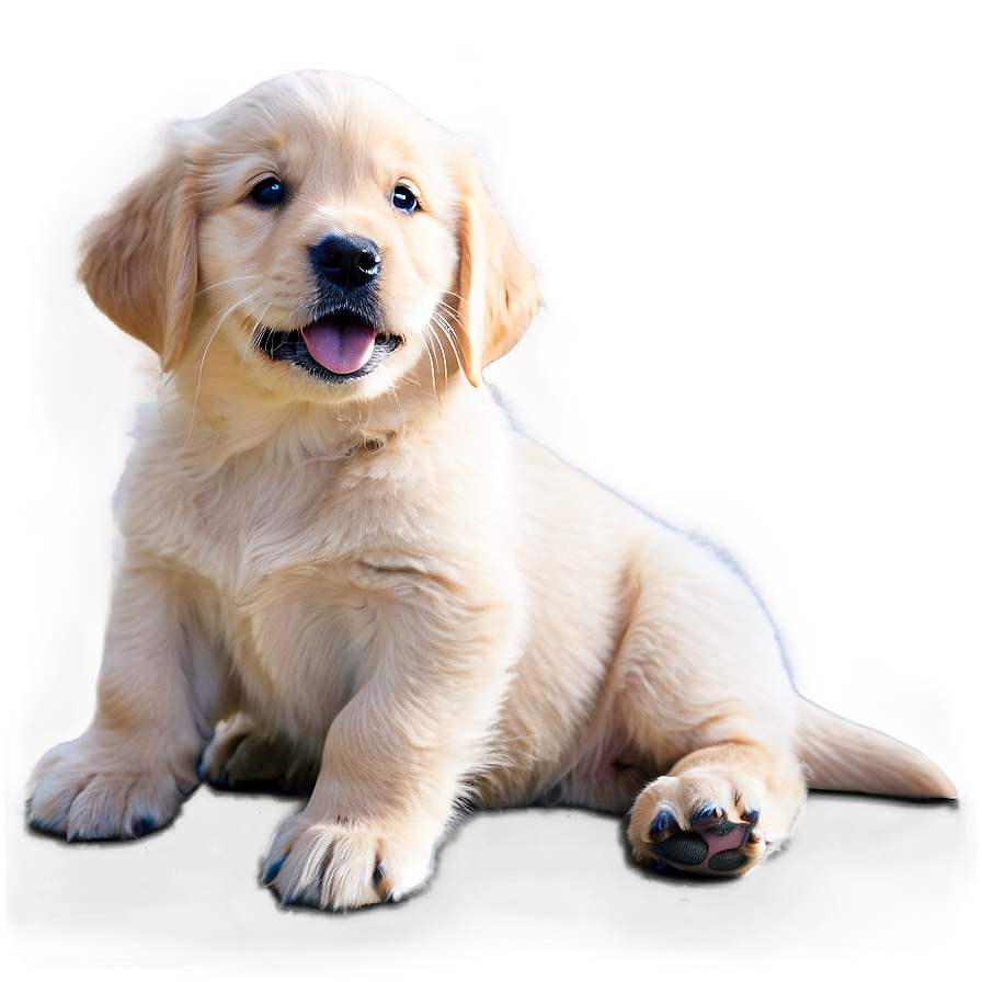 Gentle Golden Retriever Puppy Png 06252024